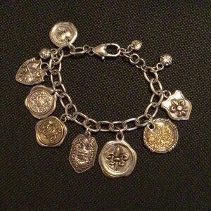 Brighton Two-Tone Charm Bracelet